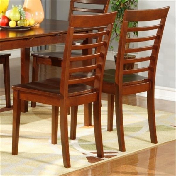 Wooden Imports Furniture Llc Wooden Imports PBL03-WC-MAHO  Picasso Chair with Wood Seat - Mahogany MLC-MAH-W